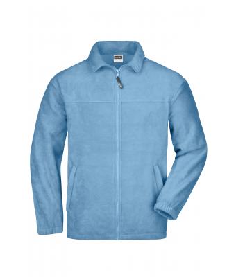 Herren Full-Zip Fleece Light-blue 7214