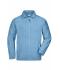 Herren Full-Zip Fleece Light-blue 7214