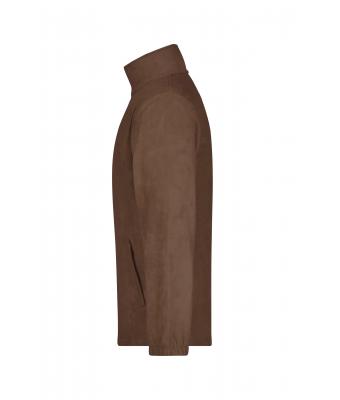 Unisex Full-Zip Fleece Brown 7214