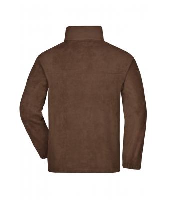 Unisex Full-Zip Fleece Brown 7214