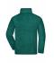 Unisex Full-Zip Fleece Donkergroen 7214