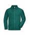 Unisex Full-Zip Fleece Donkergroen 7214