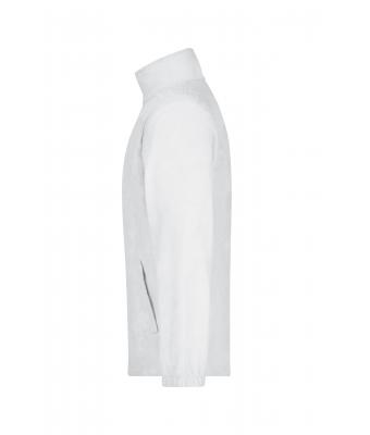 Unisex Full-Zip Fleece White 7214