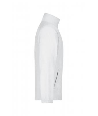 Unisex Full-Zip Fleece White 7214