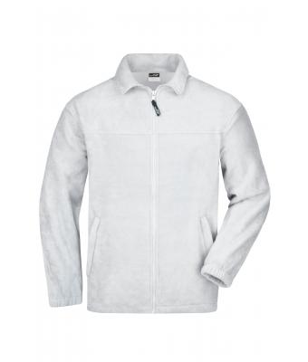 Men Full-Zip Fleece White 7214