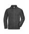 Unisex Full-Zip Fleece Donkergrijs 7214