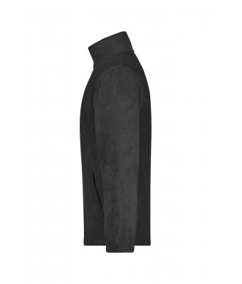 Unisex Full-Zip Fleece Zwart 7214