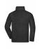 Unisex Full-Zip Fleece Zwart 7214