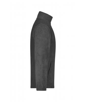 Unisexe Veste polaire full-zip Gris-foncé 7214