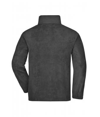 Unisexe Veste polaire full-zip Gris-foncé 7214