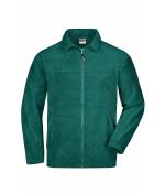 Unisexe Veste polaire full-zip Vert-foncé 7214