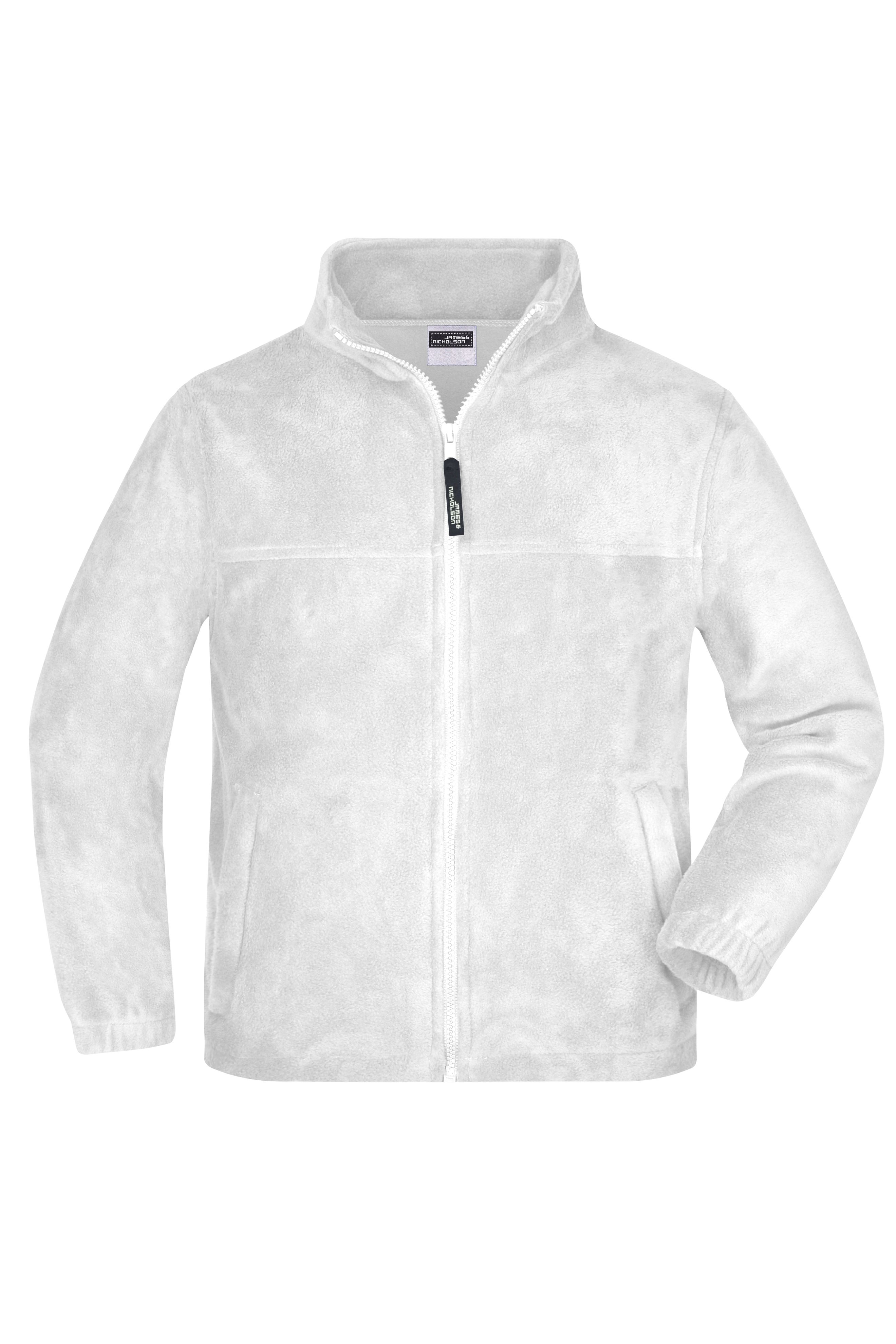 Kids FullZip Fleece Junior WhiteDaiber