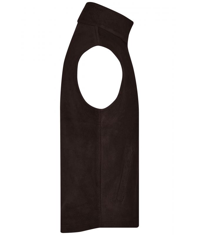Unisex Fleece Vest Brown 7216