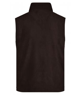 Unisex Fleece Vest Brown 7216