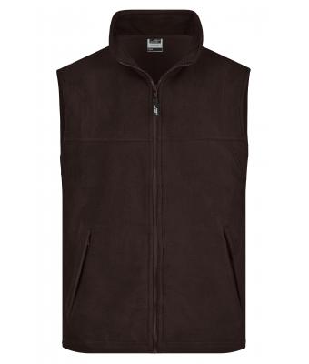 Unisex Fleece Vest Brown 7216