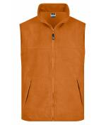 Unisex Fleece Vest Orange 7216