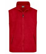 Unisex Fleece Vest Red 7216