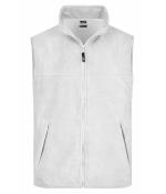 Unisex Fleece Vest White 7216