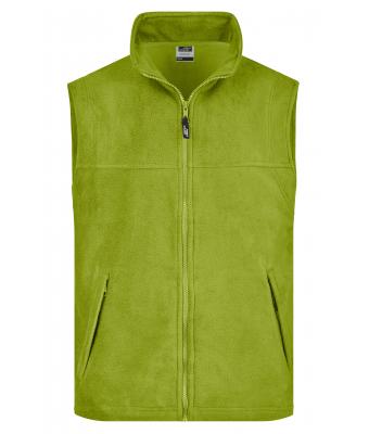Men Fleece Vest Lime-green 7216