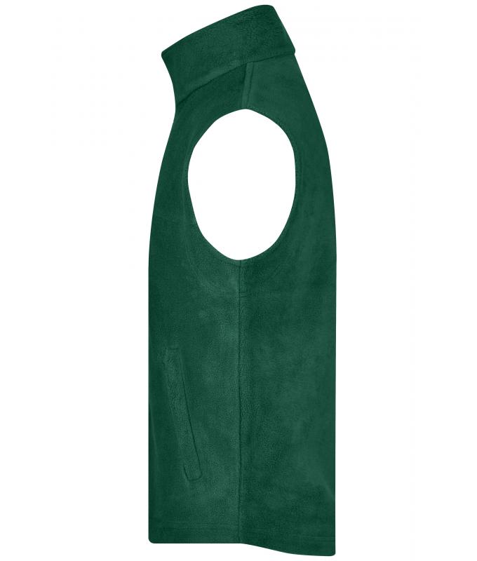Unisex Fleece Vest Dark-green 7216
