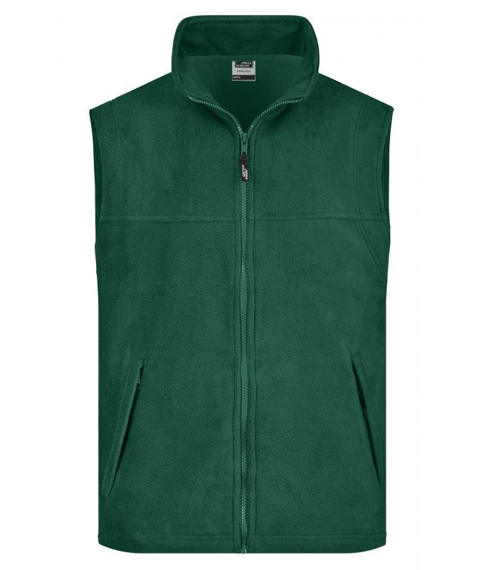 Unisex Fleece Vest Dark-green 7216