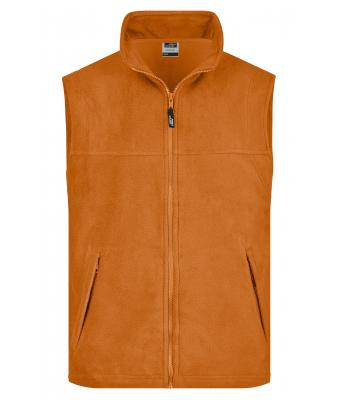 Men Fleece Vest Orange 7216