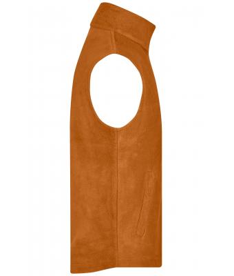 Unisex Fleece Vest Orange 7216