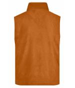 Unisex Fleece Vest Orange 7216