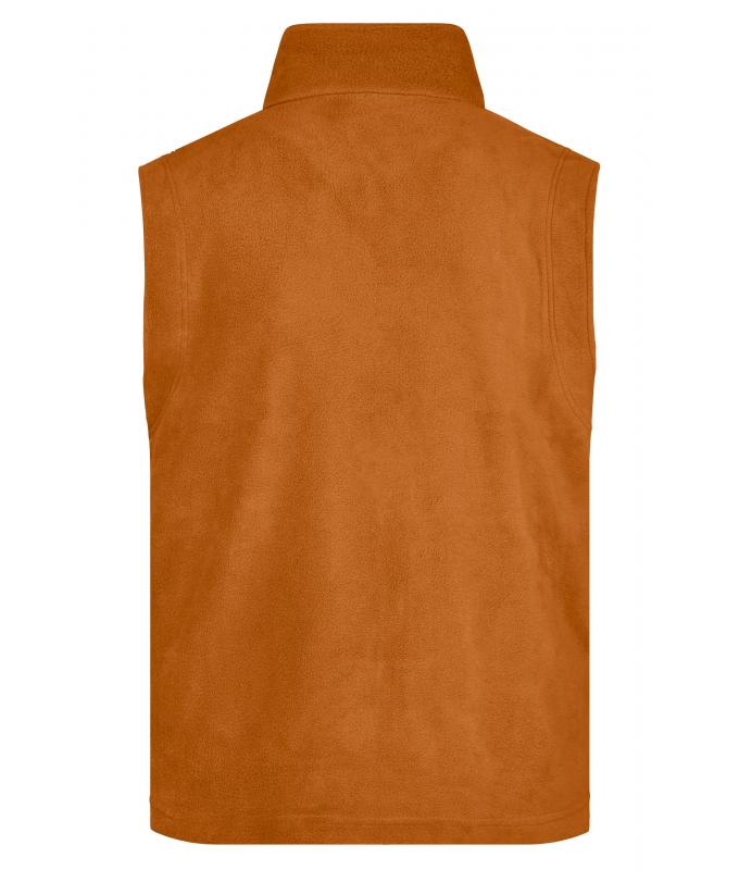 Unisex Fleece Vest Orange 7216