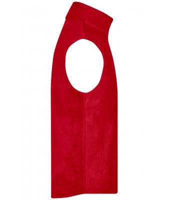 Unisex Fleece Vest Red 7216