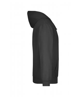 Men Hooded Sweat Black 7218