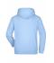 Men Hooded Sweat Light-blue 7218