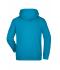 Men Hooded Sweat Turquoise 7218