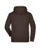 Heren Hooded Sweat Bruin 7218