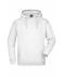Heren Hooded Sweat Wit 7218