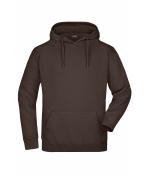 Herren Hooded Sweat Brown 7218