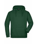 Herren Hooded Sweat Dark-green 7218