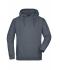 Herren Hooded Sweat Graphite 7218