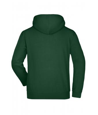 Men Hooded Sweat Dark-green 7218