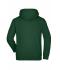 Men Hooded Sweat Dark-green 7218