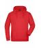 Men Hooded Sweat Red 7218