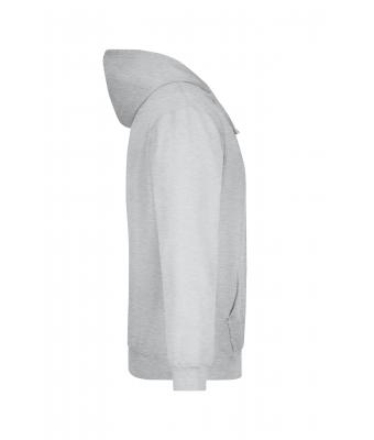 Men Hooded Sweat Grey-heather 7218