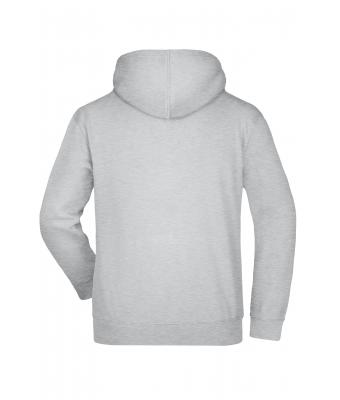 Heren Hooded Sweat Heather-grijs 7218
