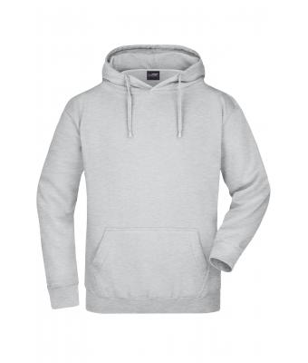 Heren Hooded Sweat Heather-grijs 7218