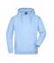 Heren Hooded Sweat Lichtblauw 7218