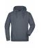 Heren Hooded Sweat Grafiet 7218