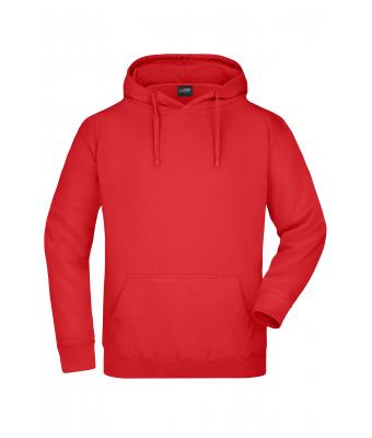 Men Hooded Sweat Red 7218