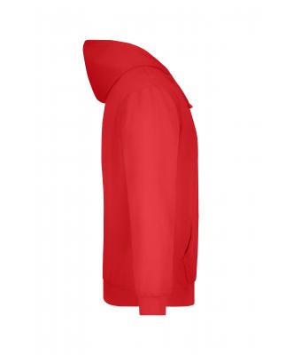 Heren Hooded Sweat Rood 7218