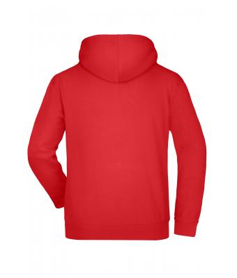 Heren Hooded Sweat Rood 7218