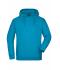 Heren Hooded Sweat Turquoise 7218
